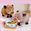 Plush Cartoon Wild Boar Toys Animal Stuffed Soft Pillow Back Sofa Cushion Decoration For Kids Birthday Gifts
