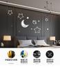 Acrylic Star, Moon And Planet Combination Wall Stickers For Living Rooms, Bedrooms And Children's Rooms, Self-adhesive Creative