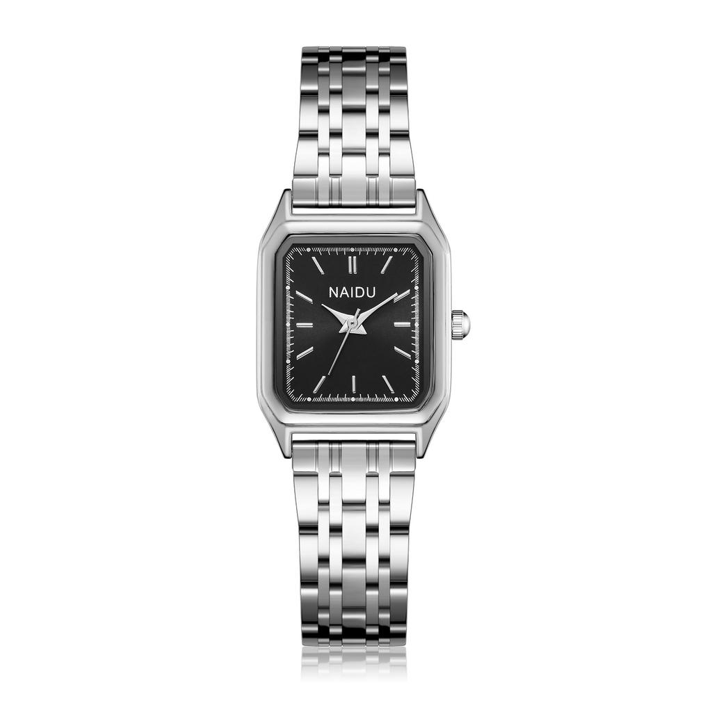 Small Square Steel Belt Quartz Watch Stainless Steel Belt Fashion Girl Watch Mori Square Watch