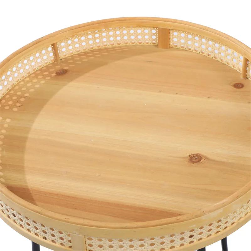 Nordic Coffee Tables American Country Rattan Coffee Table Homestay Side Simple Modern Personality Simple Side Table Corner Table