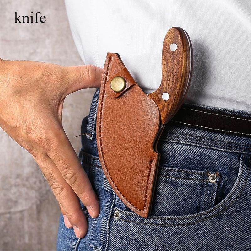 Home Portable Small Fish Knife Mini Meat Cutting Multi-functional Small Machete Barbecue Fruit Knife