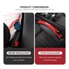 LQFH2 Suede Car Seat Gap Leak Proof Strip Gap Filler Interior Accessories For KIA Cerato Soul Venga Forte Spectra Sedona Niro Cadenza