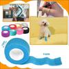 12 Pack Self Adhesive Bandage Wrap, Stretch Self Adherent Tape for Sports, Finger, Wrist, Ankle, Cohesive Bandages(1 Inch x 5 Yards/Roll)