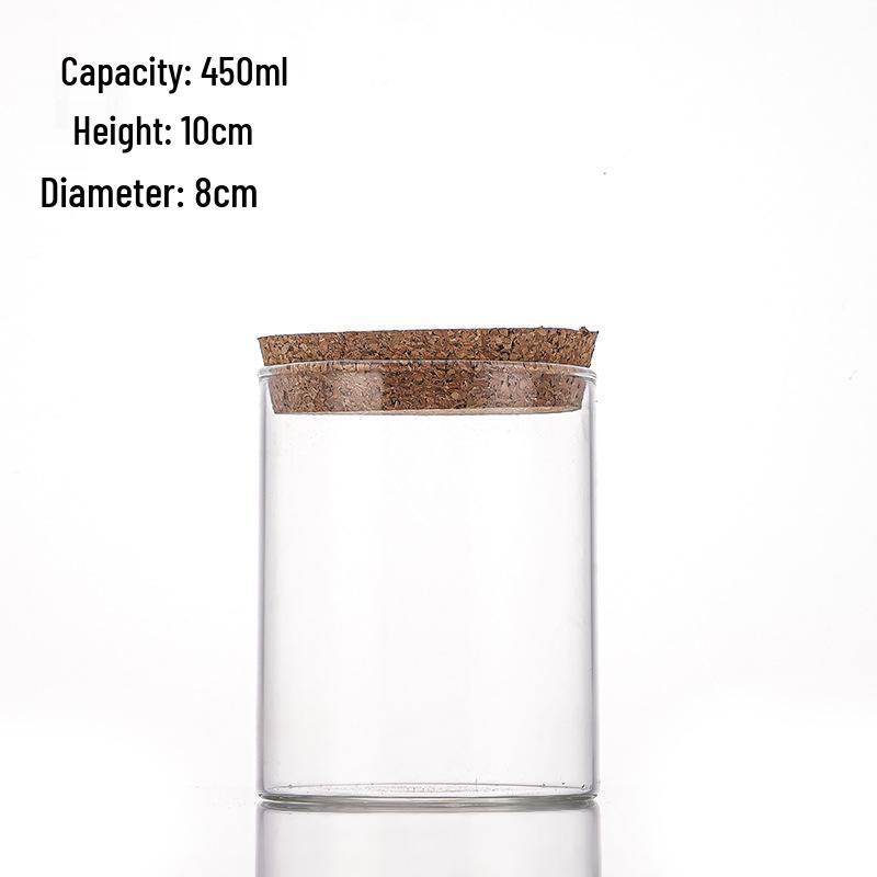 High Borosilicate Glass Spice and Seasoning Storage Jars - Sealed Kitchen Containers