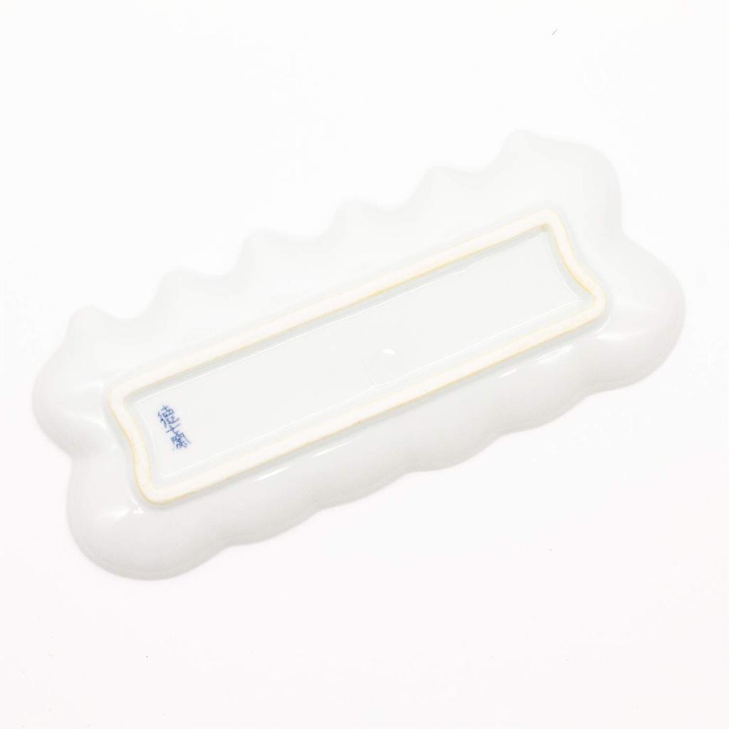 24to3 Nishitomi Imari Ware Tokushichi Kiln Six Gourds Long Plate 21 X 9cm Gourd Red Made In Japan 478458 Approx.