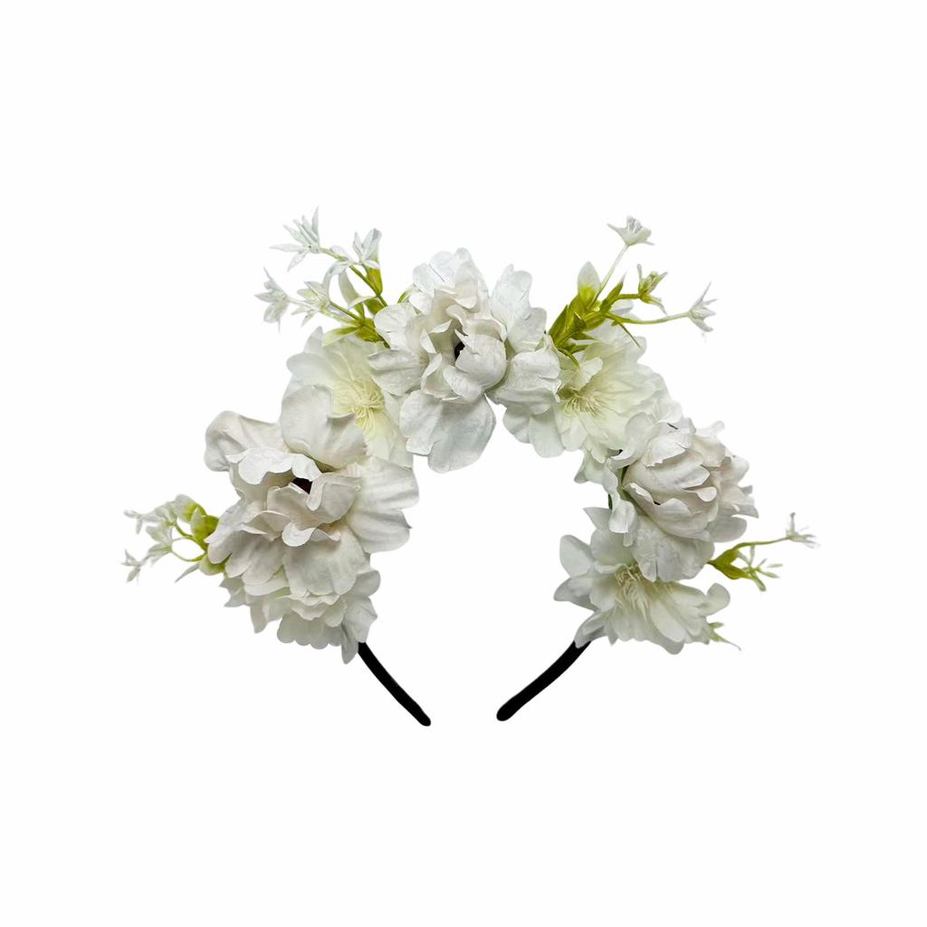 New super fairy flower headband Mori travel photo photo headgear wedding party hair accessories girl