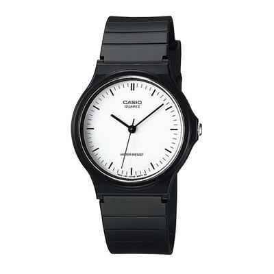 Relógio Analógico, Unissex Branco Barato Casio MQ-24-7EL, Pulseira de Uretano, Modelo Internacional [Importação Paralela]