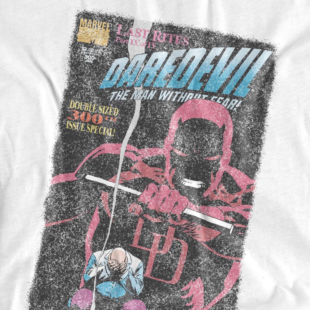 Daredevil Unisex Adult Last Rites Comic Cover T-Shirt