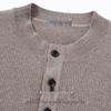 Hodo Men's Cashmere Blend Henry Collar Pullover Sweater