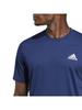 Adidas Short Sleeve Dark Size S Men's T-Shirt, Blue/White (IC7271), (D2M)