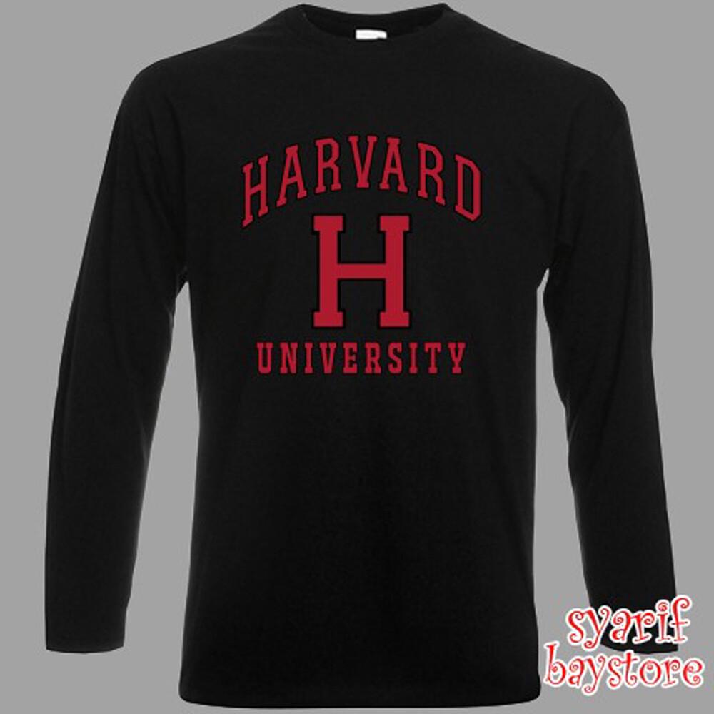 Harvard University Men#039;s Black Size S to 2XL Unisex T-Shirt M