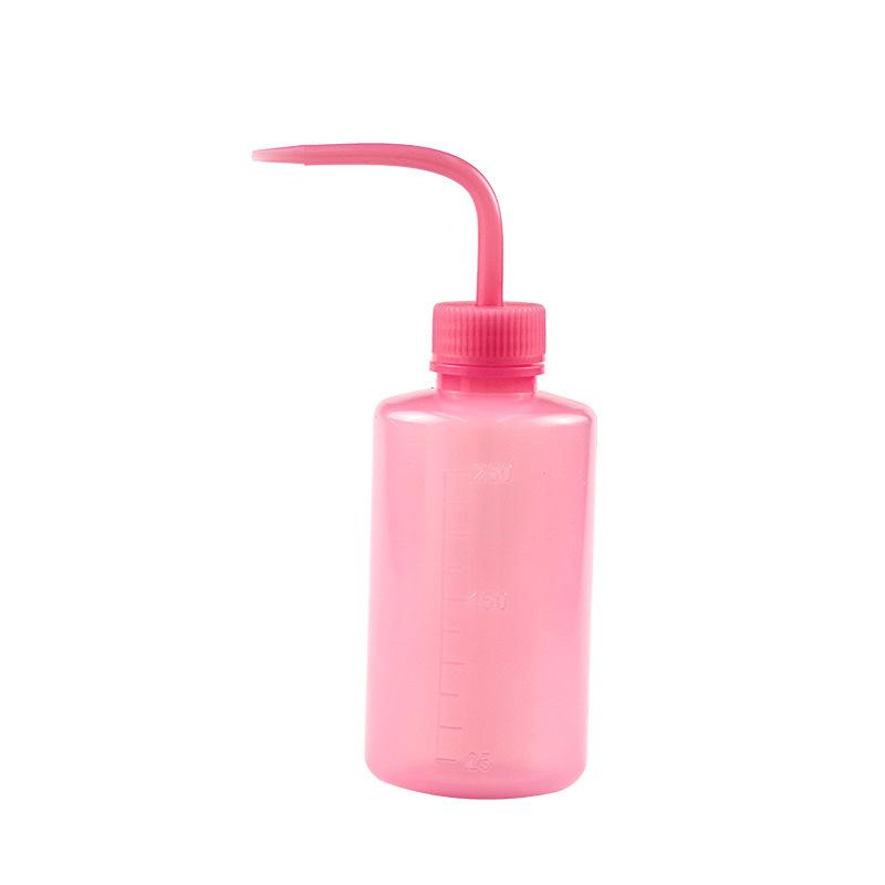 

Leak-Proof Eyelash Cleaning Bottle with Bent Nozzle for Extensions 250ml розовый