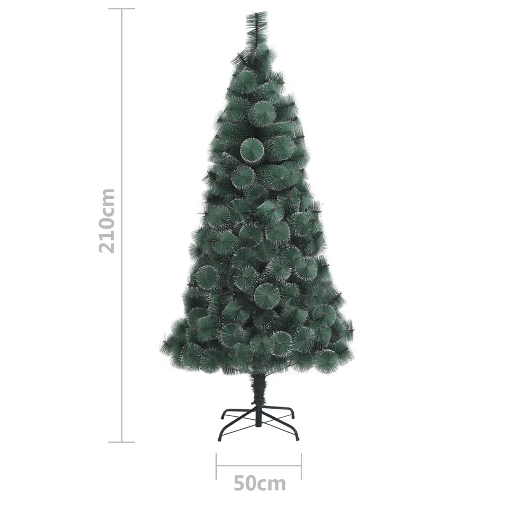 Vidaxl Sztuczna Choinka Ze Stojakiem, Zielona, 210 Cm, Pet