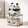 Panda Glass Cold Water Dispenser with Tap