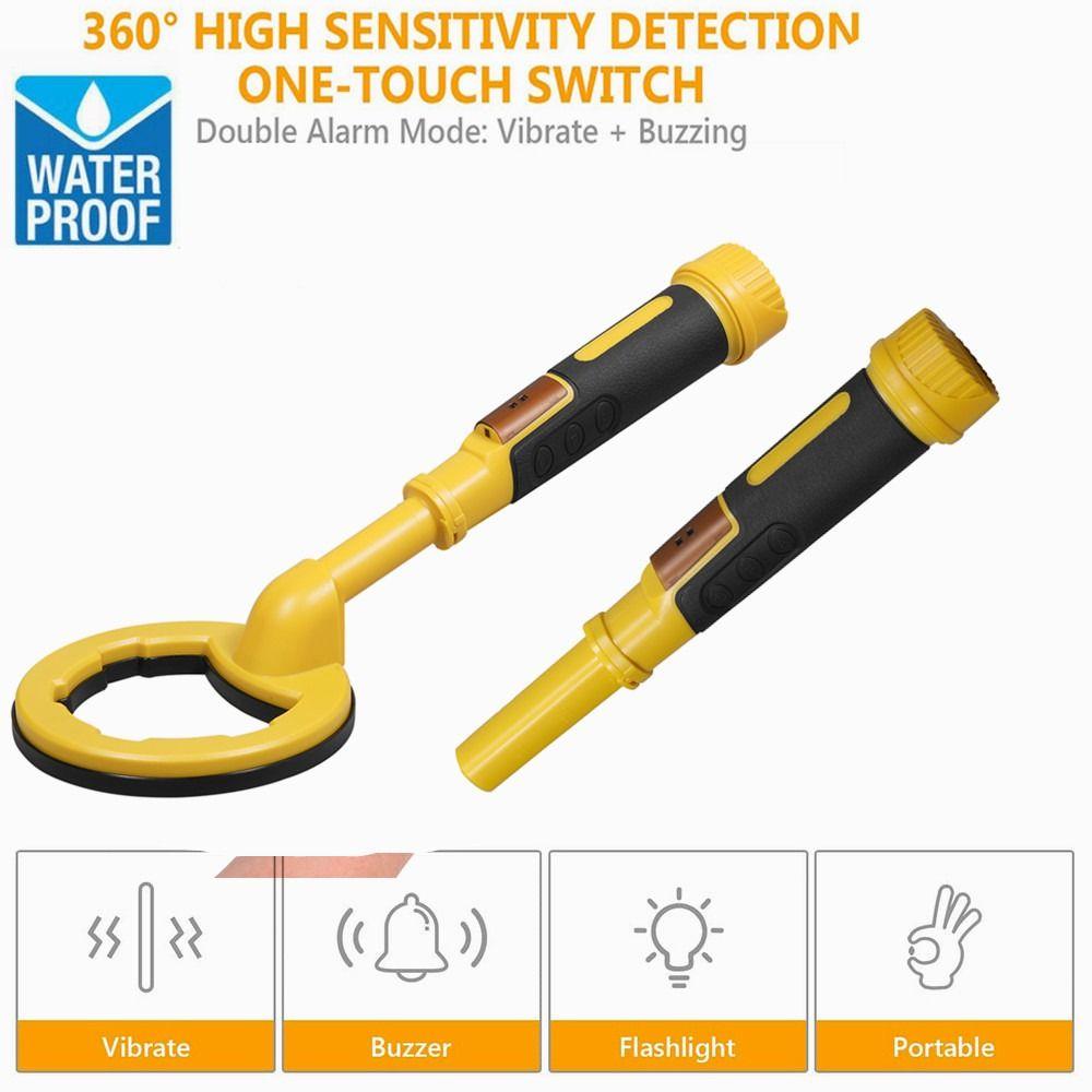 Fully Waterproof Handheld Metal Finder 2 IN 1 Underwater Pinpointer Pulse Pinpointer Archaeology