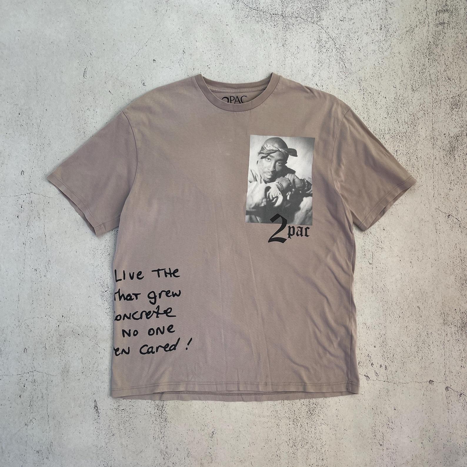 Vintage 90s Tupac Shakur Tee Shirt Size L Tiger Orange L