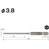 VESSEL (VESSEL) concrete drill bit cushion drill 3.8mm ACD-3.8