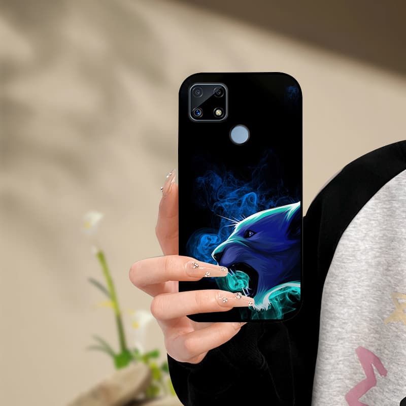 Silicone Phone Case For Realme C25s C25 Cover Painted Soft  For Realme C25 C25S C21 C21Y C25Y Phone Case RealmeC25s C 25 s Funda