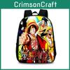 Piece Anime One Cartoon Design Boy Oxford Fabric Backpack  For Activities School
