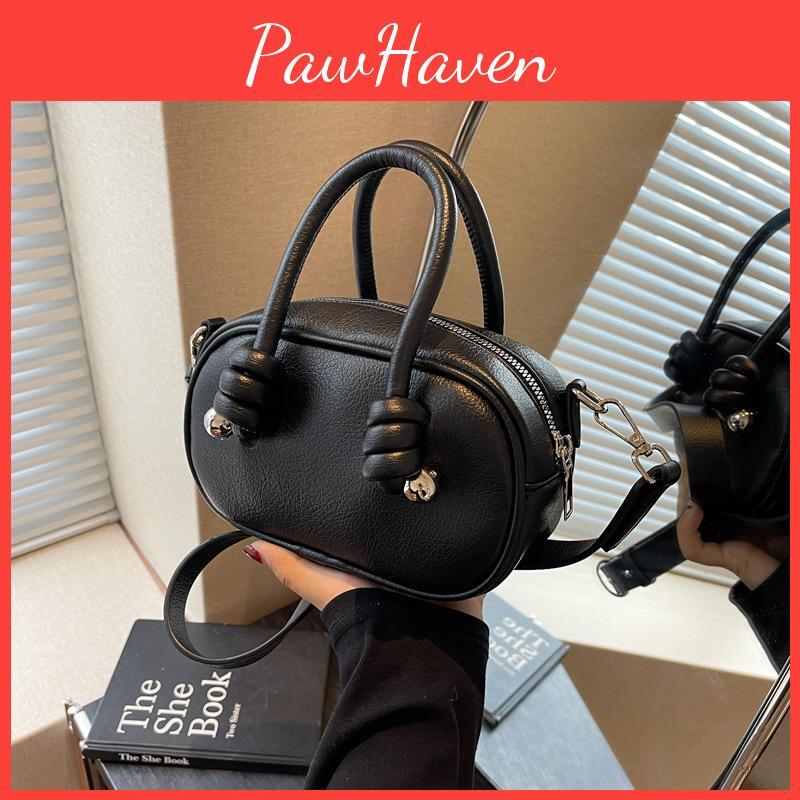 High-end Shell-shaped 2024 New Small Pu Leather Handbag With Urban Minimalist Style