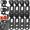 Universal Motorcycle LED Spotlight Bracket Fog Light Mount Clamp Holder No Drilling Extension Rod for Electric Bike Scooter ATV