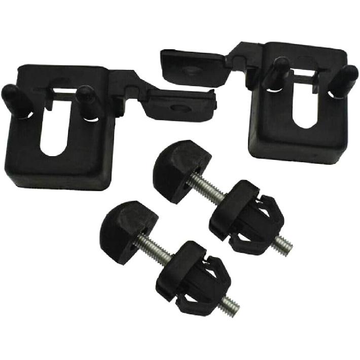 4PCS Hood Bumper Stopper Bracket Left Right Set For Ford Fusion MKZ 2013 2014 2015 2016 2017 2018 2019 2020