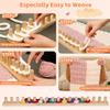 90cm Chunky Blanket Loom Kit Wooden Weaving Loom DIY Craft Tool Large Yarn Knitting Machine for Beginners Adults Kids Handmade