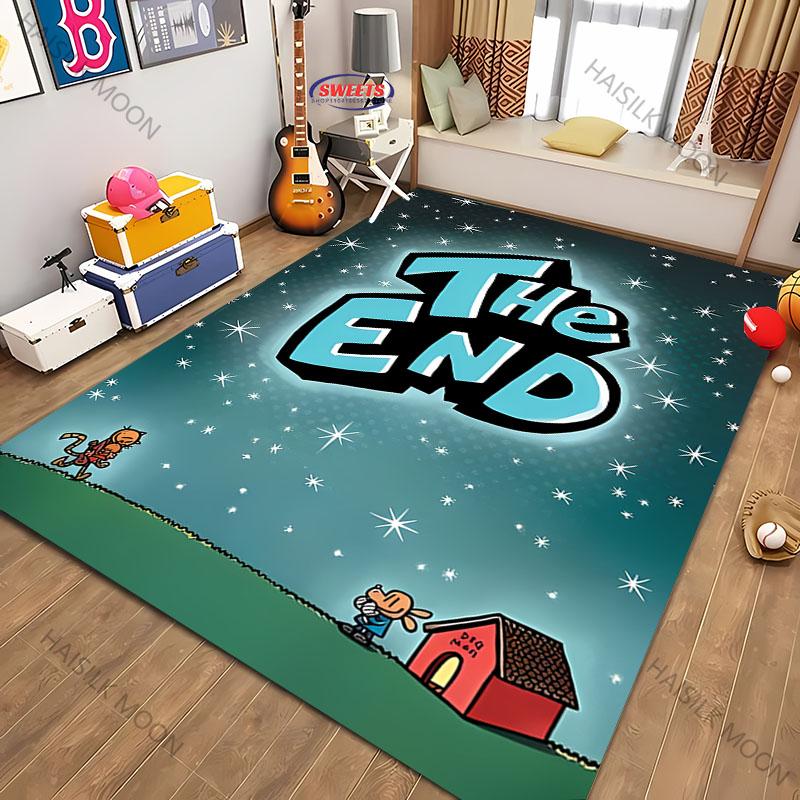 Cartoon D0g M-man Movie Theme Printed Carpet New Release! Rug for Living Room Bedroom,Office Areas,Durable Machine Washable Mat