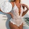 S-3XL Fashion Sexy Lingerie Open Crotch Lace Perspective Sexy Bodysuits Womens