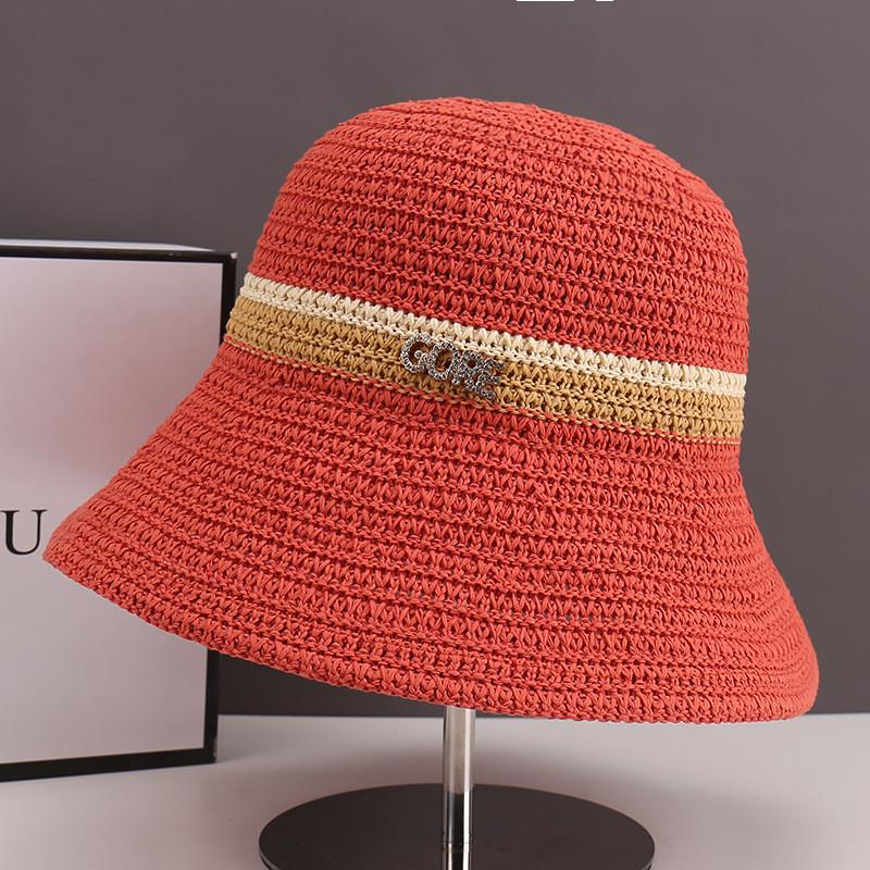 

Summer Sun Protection Fisherman Hat With Wide Brim For Adults Outdoor Sunshade Fashion Cap Style 1