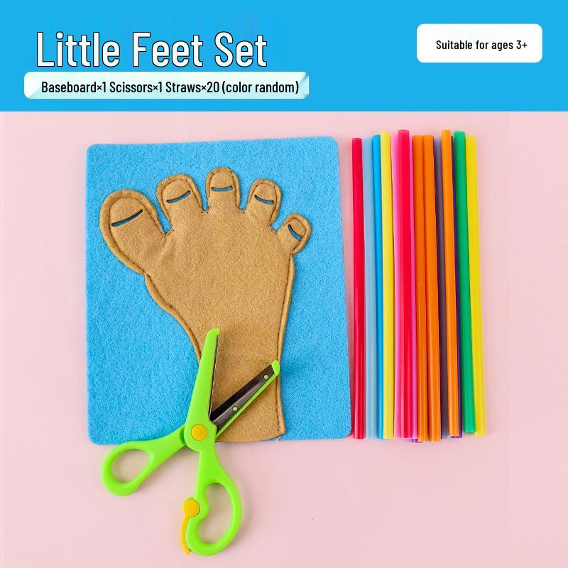 

Nail Cutting Practice Toy for Kindergarten: Montessori DIY Early Education Concentration Training