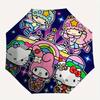 1pc Hello Kitty Fantasy LandUmbrella with Plastic Handle,Suitable for All Seasons Home Travel Outdoor UmbrellaSanlio166