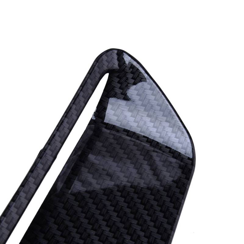 Hood Scoop Air Vent Outlet Insert Cover Trim Black Carbon Fiber Style Fit for Dodge Challenger 2015 2016 2017 2018-2022 Plastic