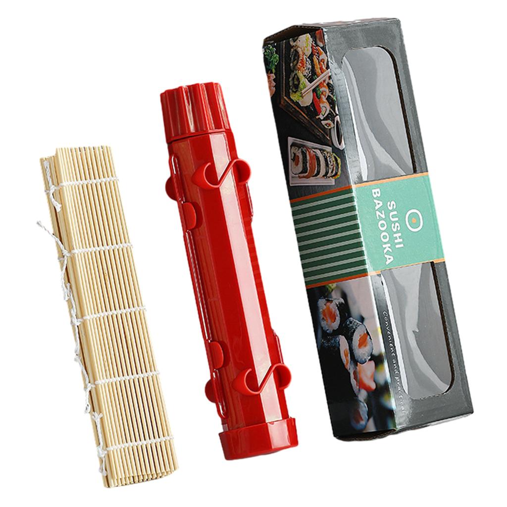 1PCS Sushi Tools,Sushi Kit with Bamboo Sushi Rolling Mat for Beginner,Home DIY Sushi Making Mold Set for Vegetable Meat Roll
