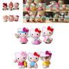 Adorable 6pcs Hello Kitty Kuromi Sanrio Cute Dolls Accessories For Collectors