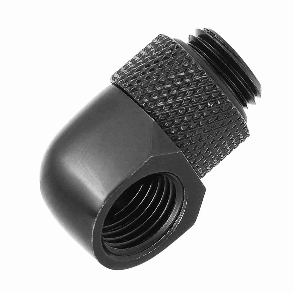 90 Degrees PC Water Cooling Two Touch Fitting G1 4 Thread Elbow Barb Connector for Tube