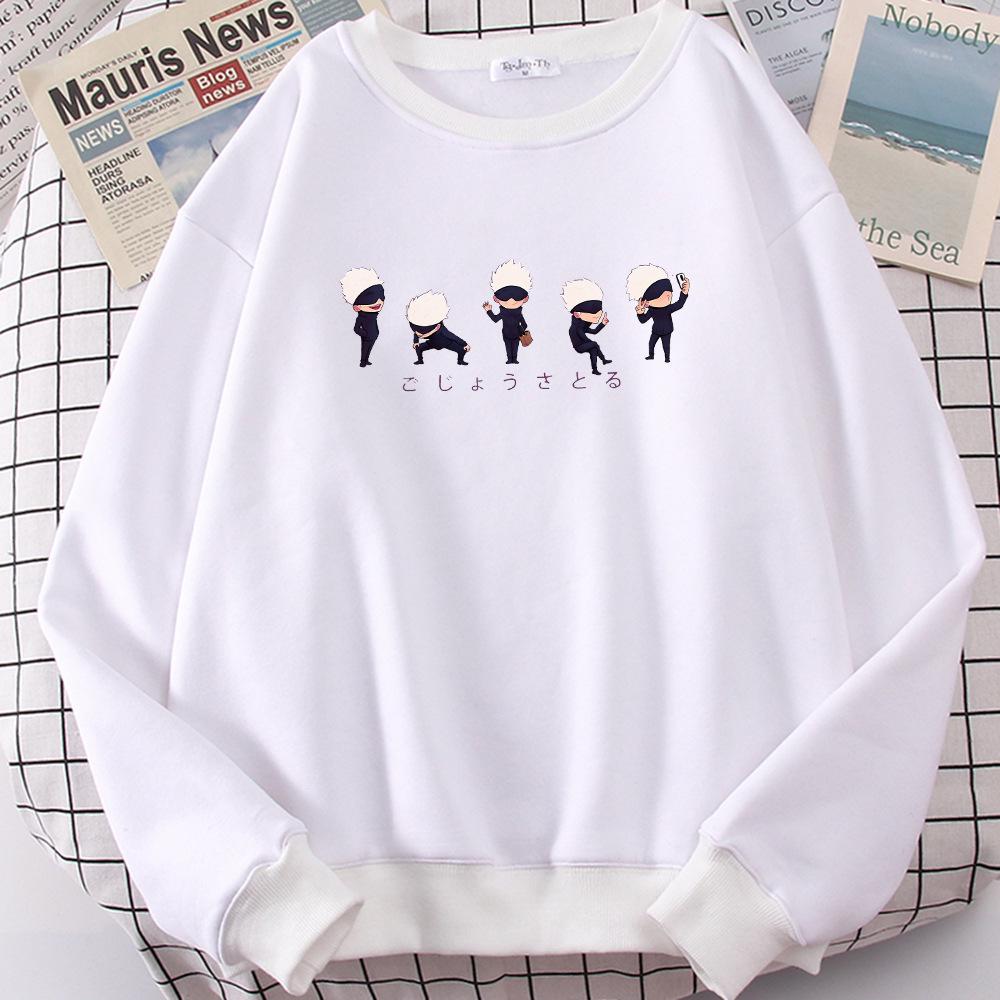 Jujutsu Kaisen Gojo Anime Men's Loose Hoodie