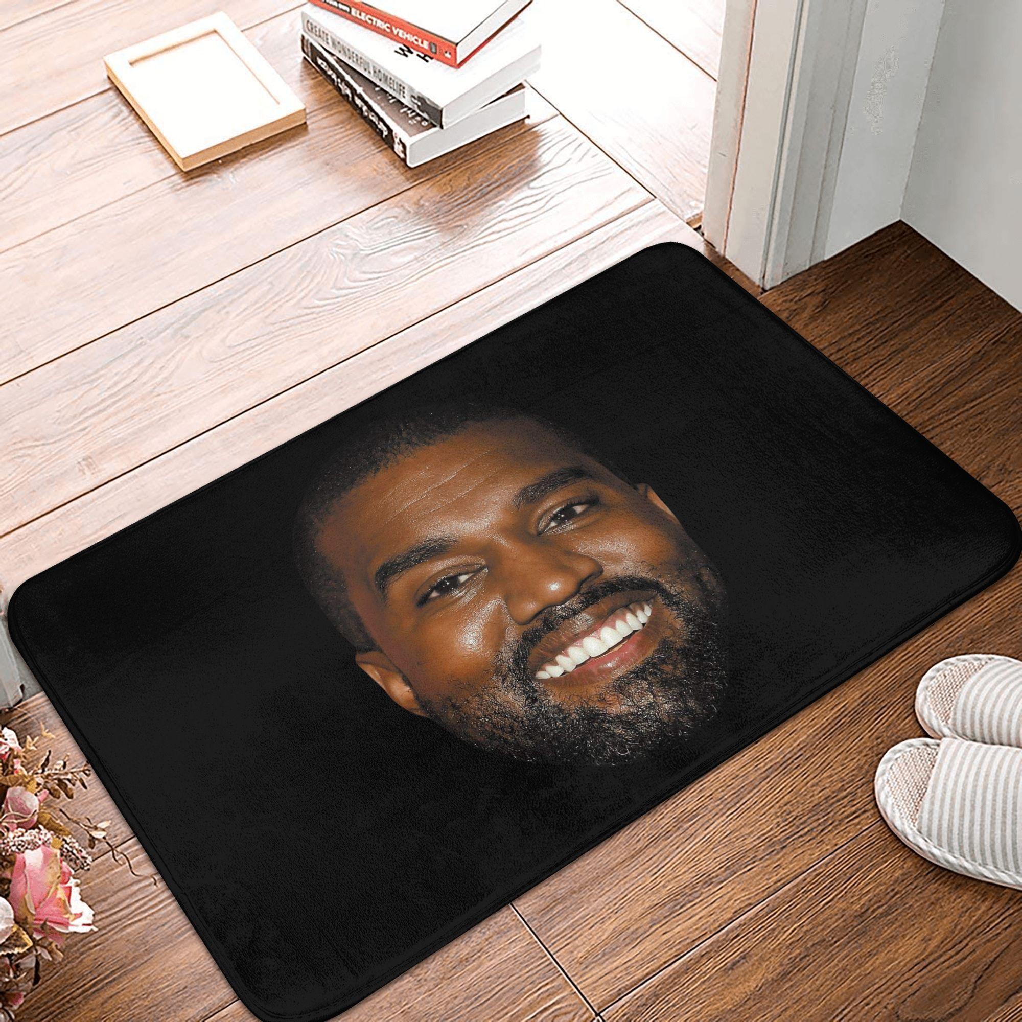 

Popular Singer Kanye West Front Door Floor Entrance Mats Outdoor Kitchen Bathroom Doormat Bedroom Carpet Rug 40cmx60cm