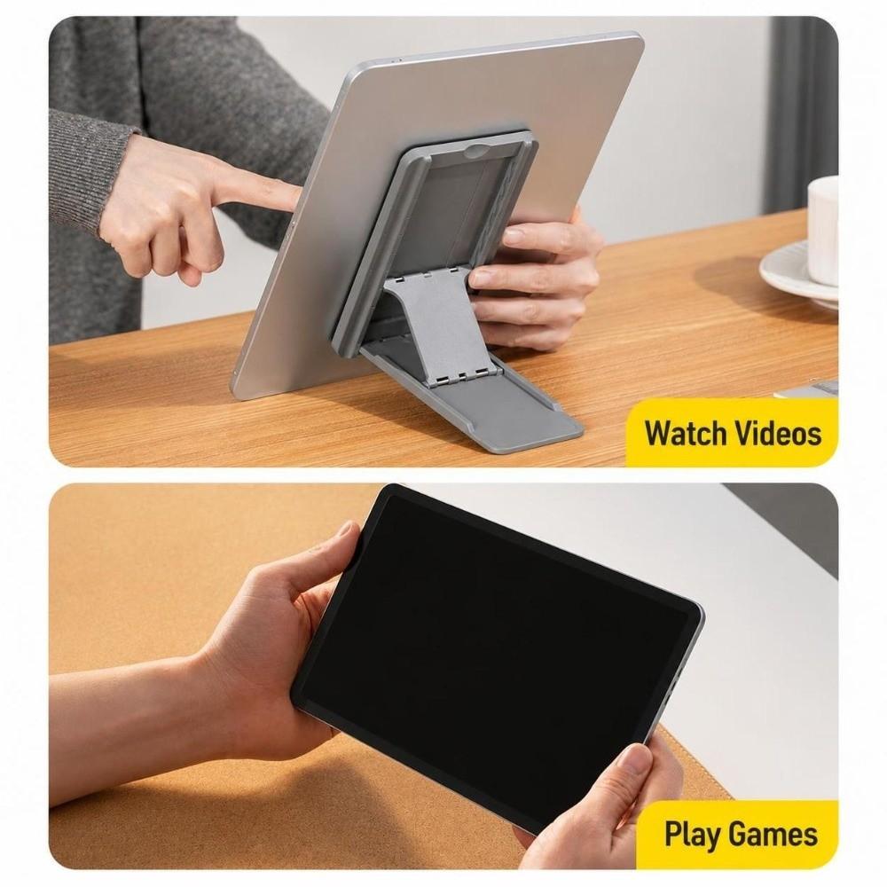Adjustable Angle Tablet Stand Foldable Desktop Stand E-Reader Bracket for iPad/iPhone Other Devices