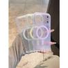 Cute Transparent Magnetic Taro Purple Is Suitable for iPhone17promax Mobile Phone Case 16/17 New 16promax.