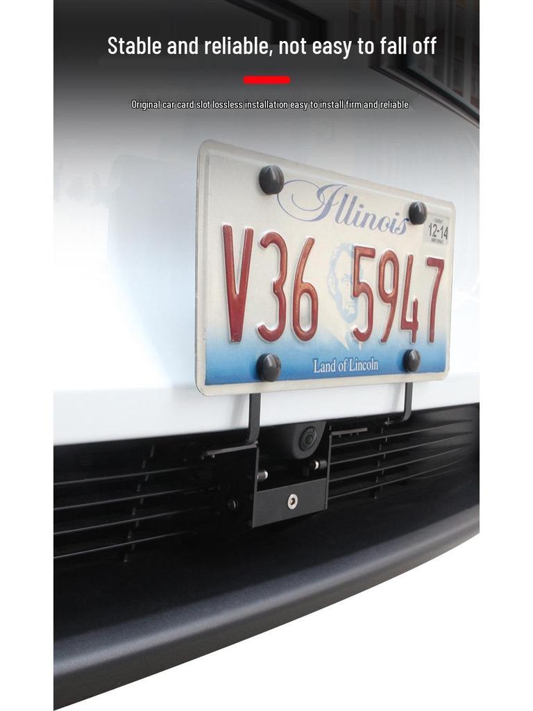 Tesla Model Y 25-Year Refresh: US Spec No-Drill, Lockable, Anti-Theft License Plate Holder