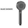 5 Mode Shower Head ABS Plastic Bathroom Fixed Support