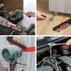 12PCS set of automotive repair tools, 1/2 large flying ratchet wrench, quick socket wrench set with ratchet installed tool