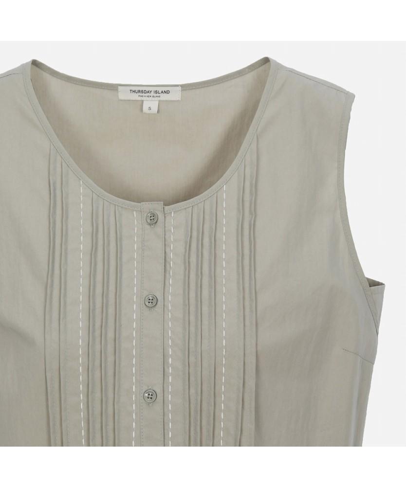 THURSDAY ISLAND Full Open Sleeveless Dress_T254Mop341W