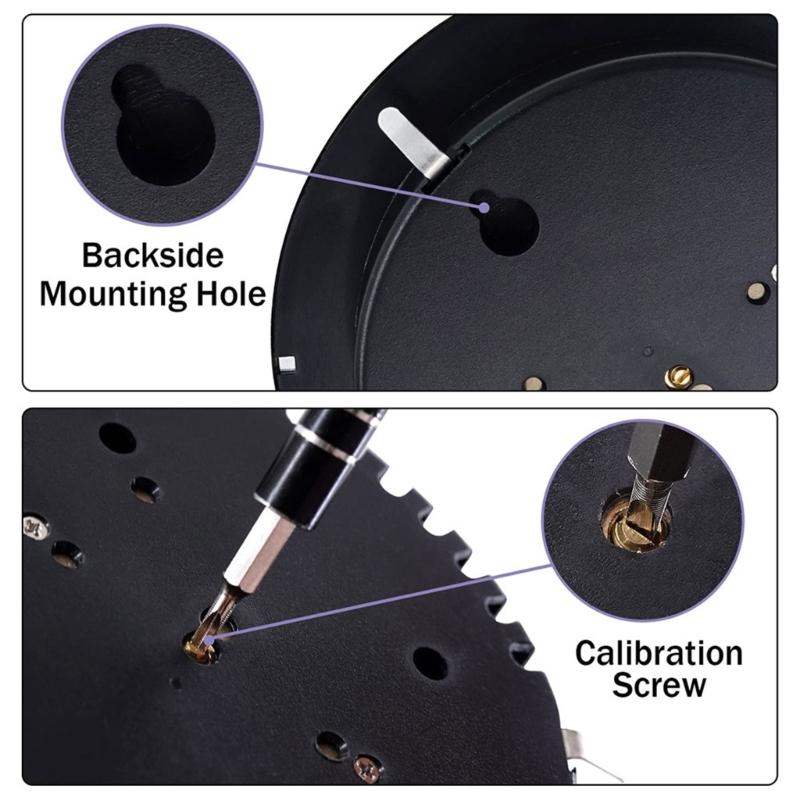 Barometer Thermometers Hygrometer 130mm Multifunction Weather Stations for Fishing Climate Analysis