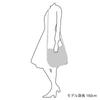 Kitamura Wasserdichte Rindsleder Crossbody Umhängetasche Y-1412 Sandbeige mit Weißer Naht (52901)