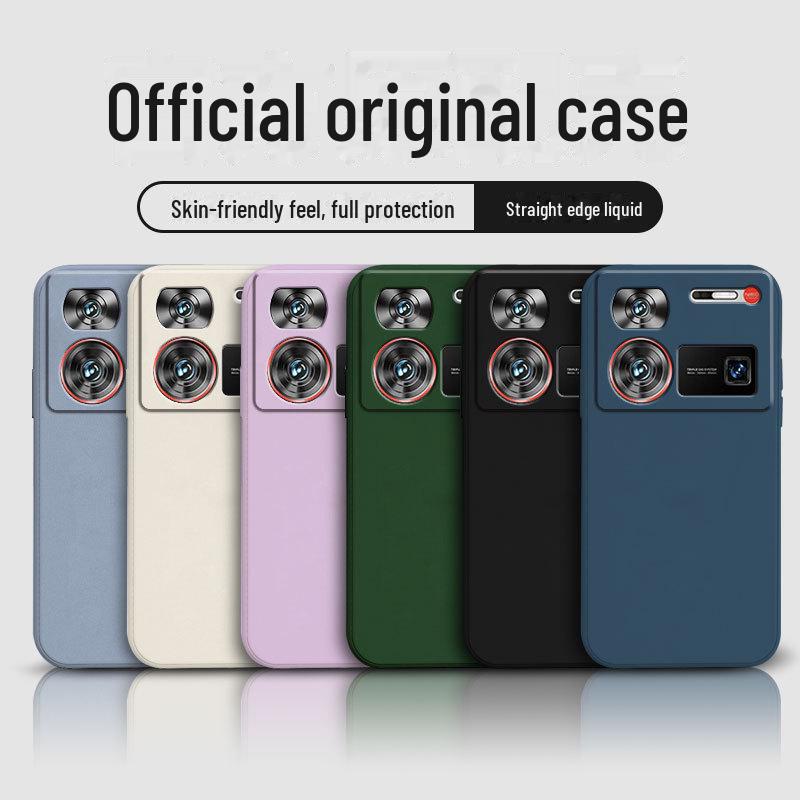 Kompatible Nubia Z70 Ultra Flüssigsilikon Anti-Fall Schutzhülle