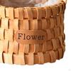Decorative Hanging Rattan Woven Flower Hand Baskets Pinic Storage Containers for Tabletop Home and