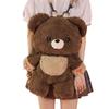Teddy Bear Plush Backpack Cute Animal Student Backpack For Children Teens And