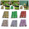 DIY Miniature Flower Cluster Artificial Model Grass Multicolor Decor Vegetation groups Tufts